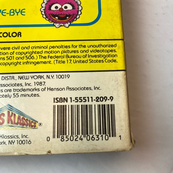 Rare Vintage Avon Muppet Babies VHS with 7 Unseen Jim Henson Cartoons 1987 - Picture 4 of 5